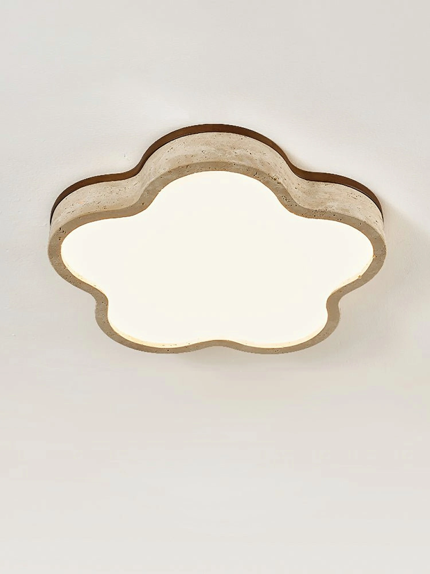 Cloudline Travertine Ceiling Lamp - Image 11