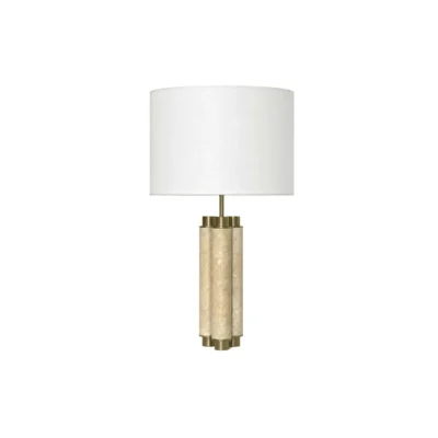 Colonnade Travertine Table Lamp