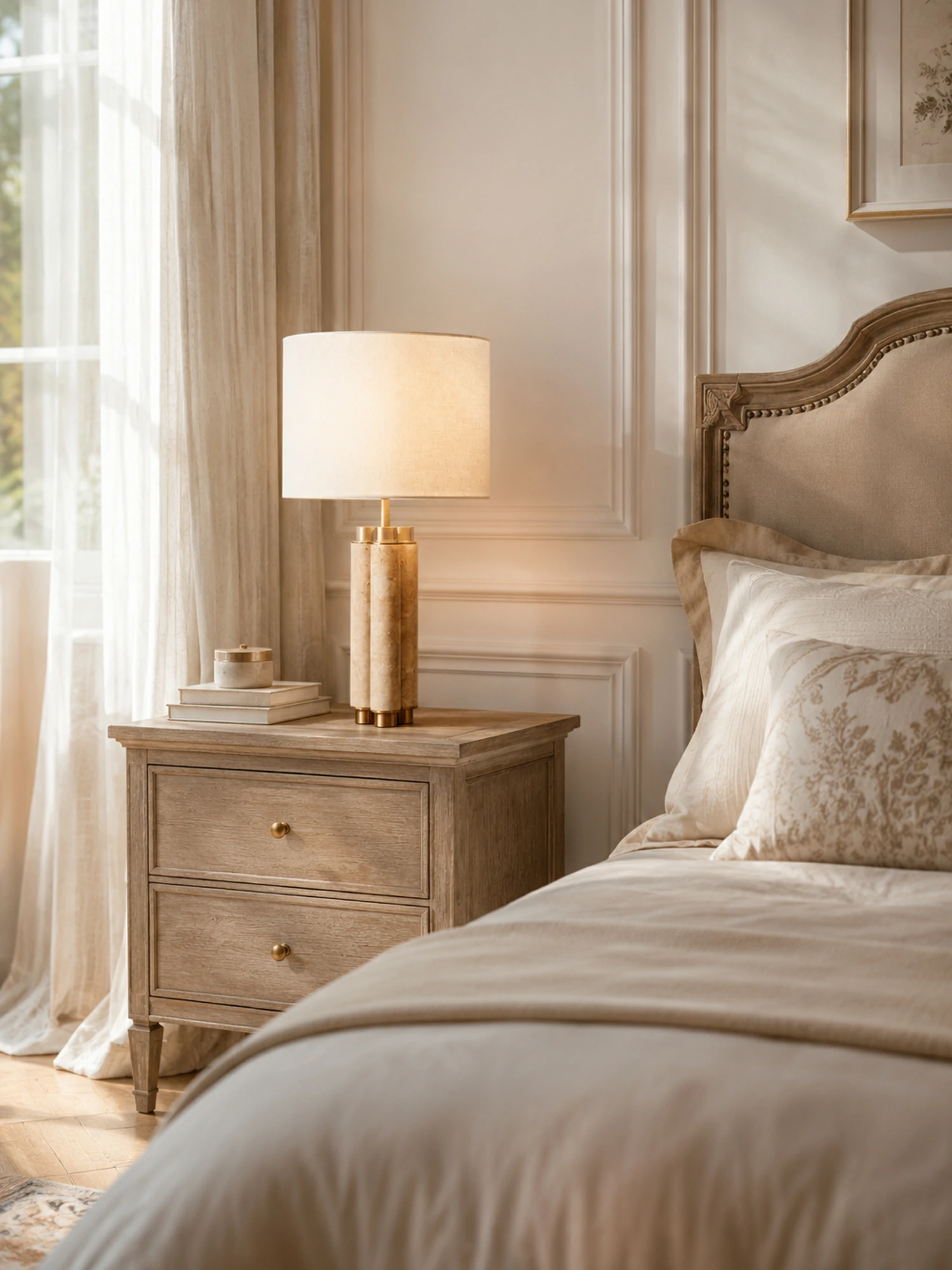 Colonnade Travertine Table Lamp - Image 7