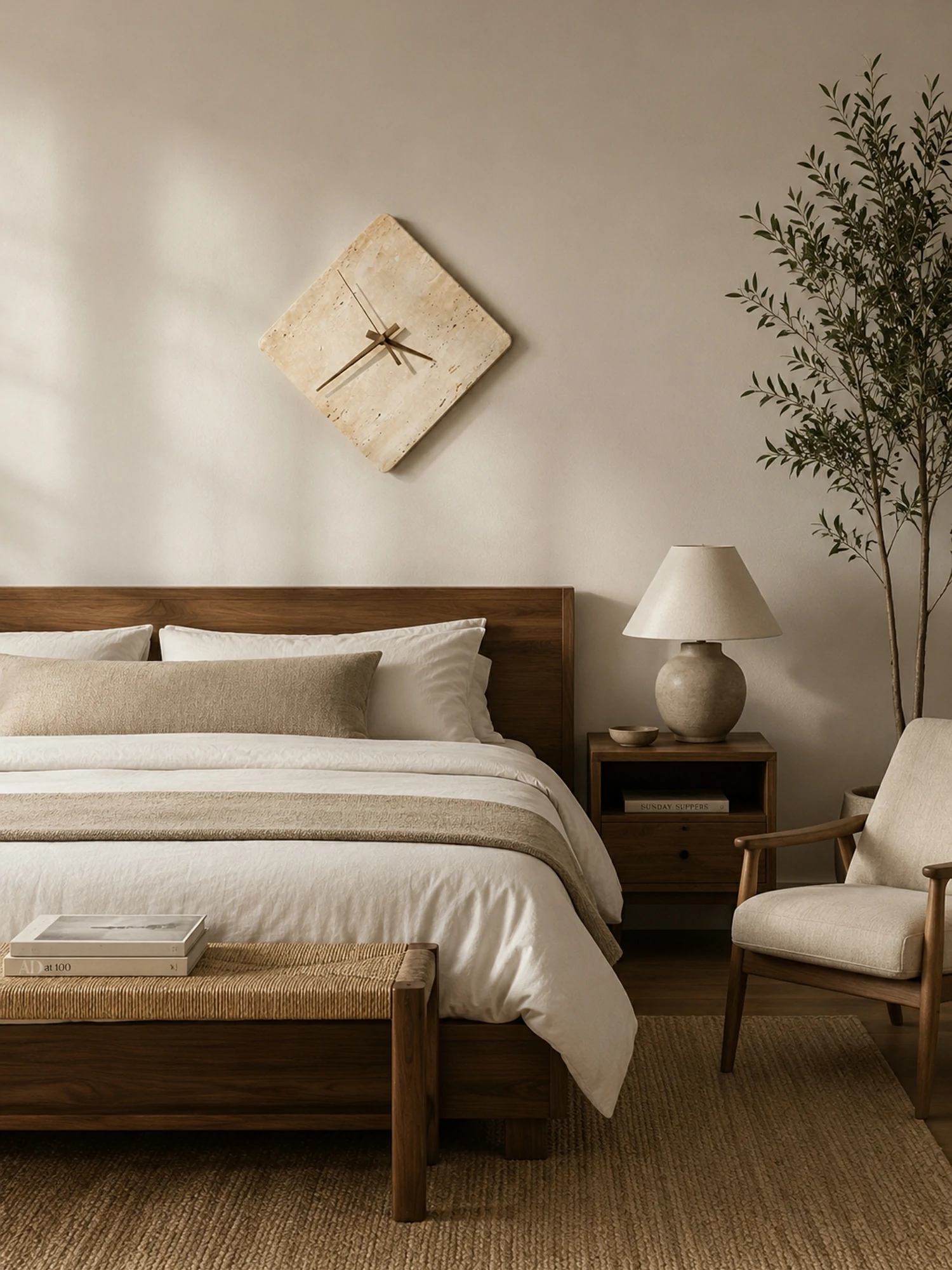 Compass Travertine Sconce - Image 3