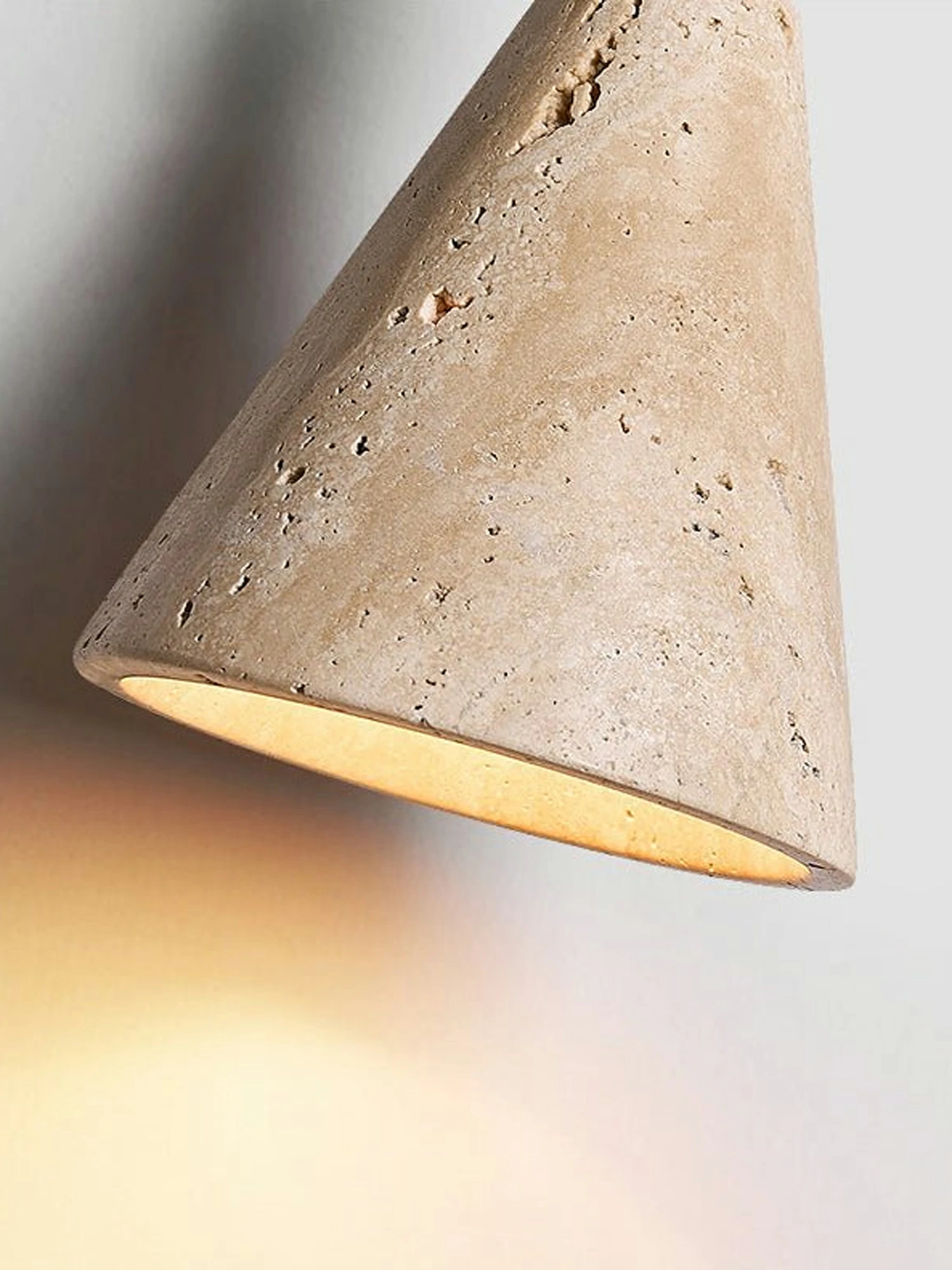 Cone Wood Bead Wall Sconce - Image 11