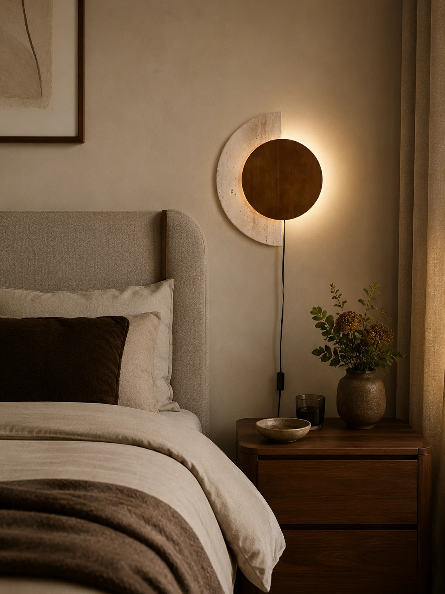 Crescent Halo Plug-in Wall Sconce - Image 6