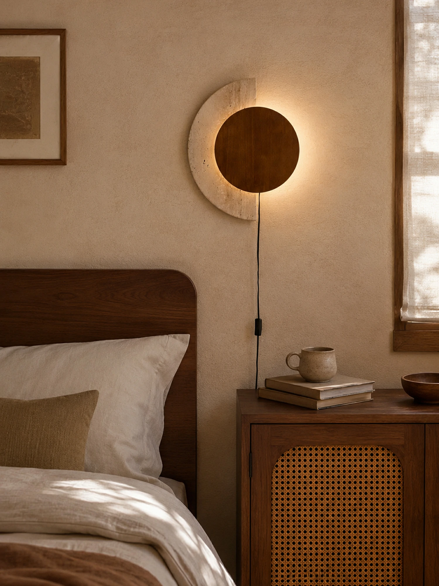 Crescent Halo Plug-in Wall Sconce - Image 2
