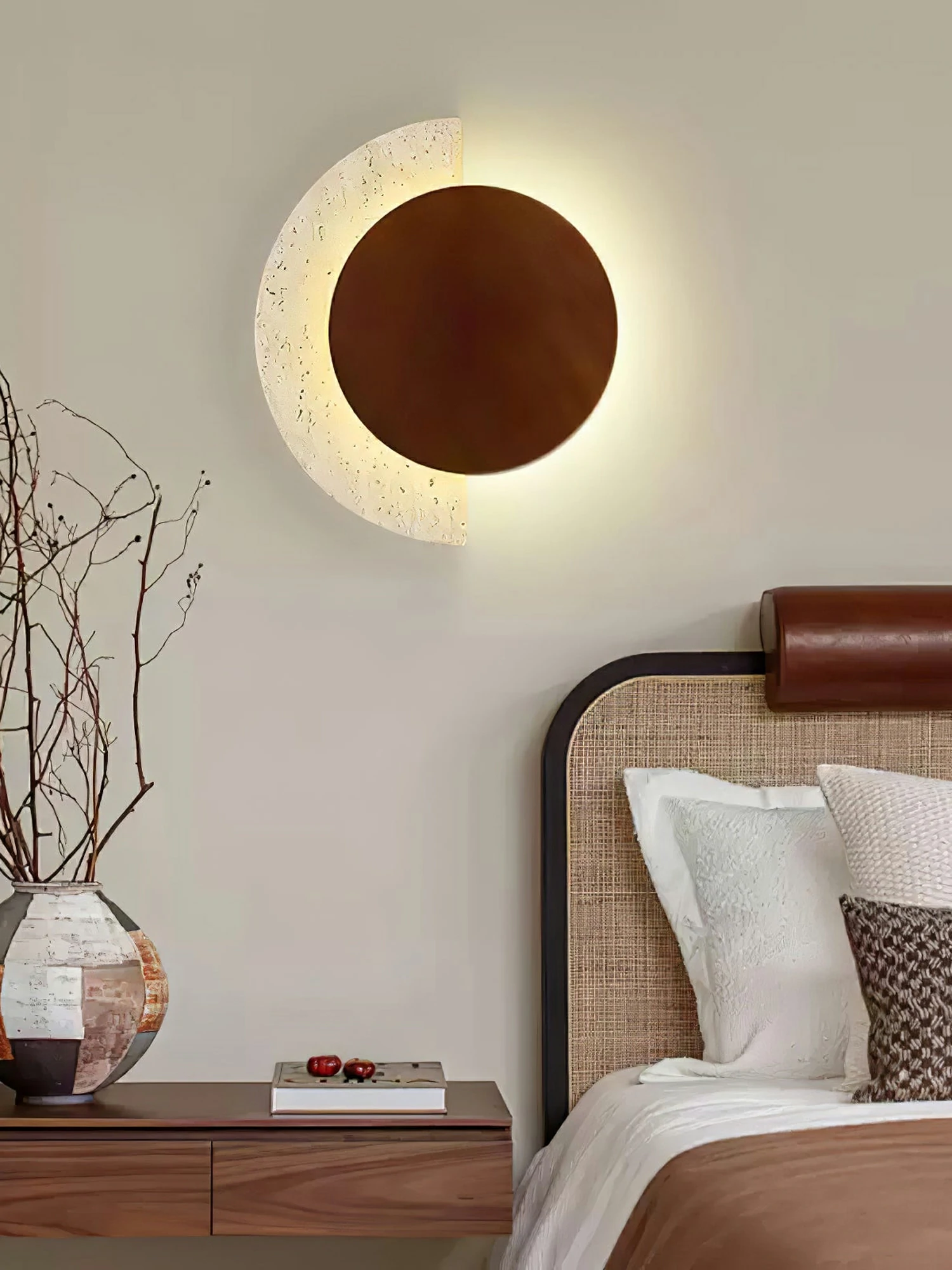 Crescent Halo Plug-in Wall Sconce - Image 9
