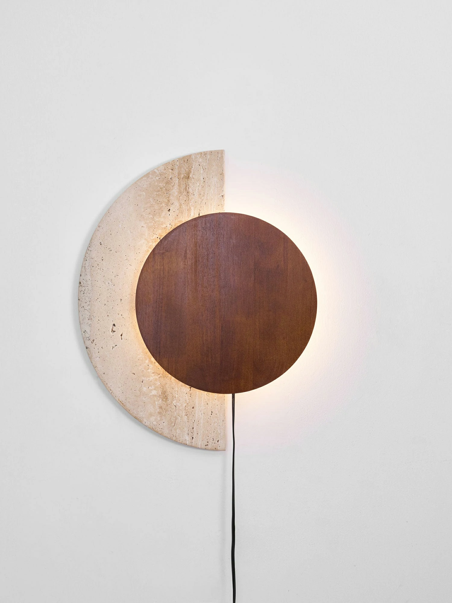Crescent Halo Plug-in Wall Sconce - Image 12