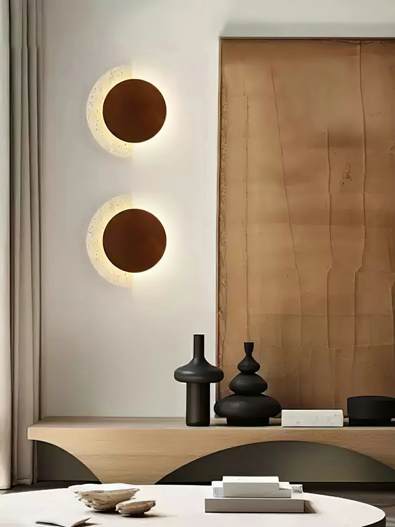 Crescent Halo Wall Sconce - Image 9