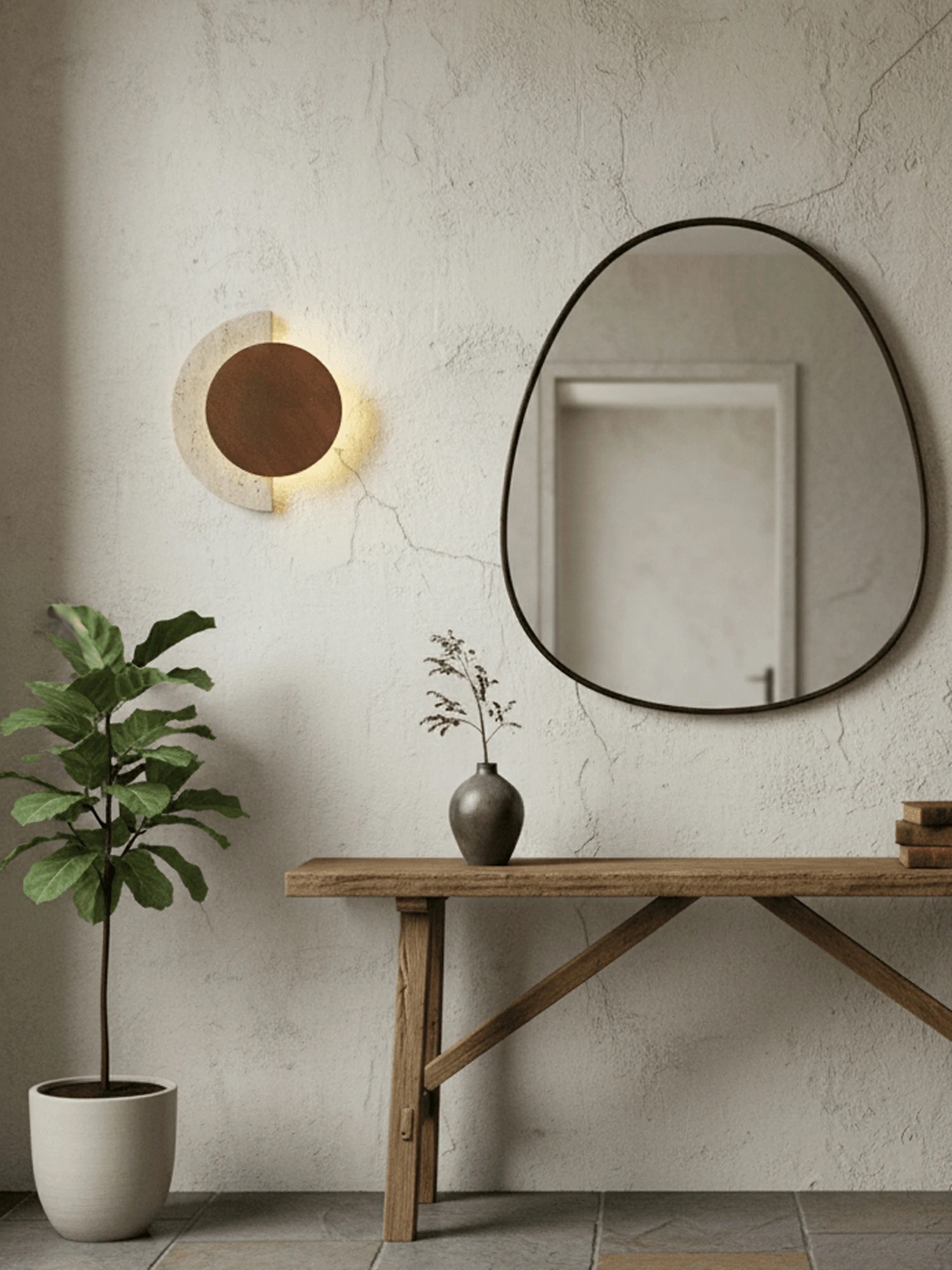 Crescent Halo Wall Sconce - Image 11