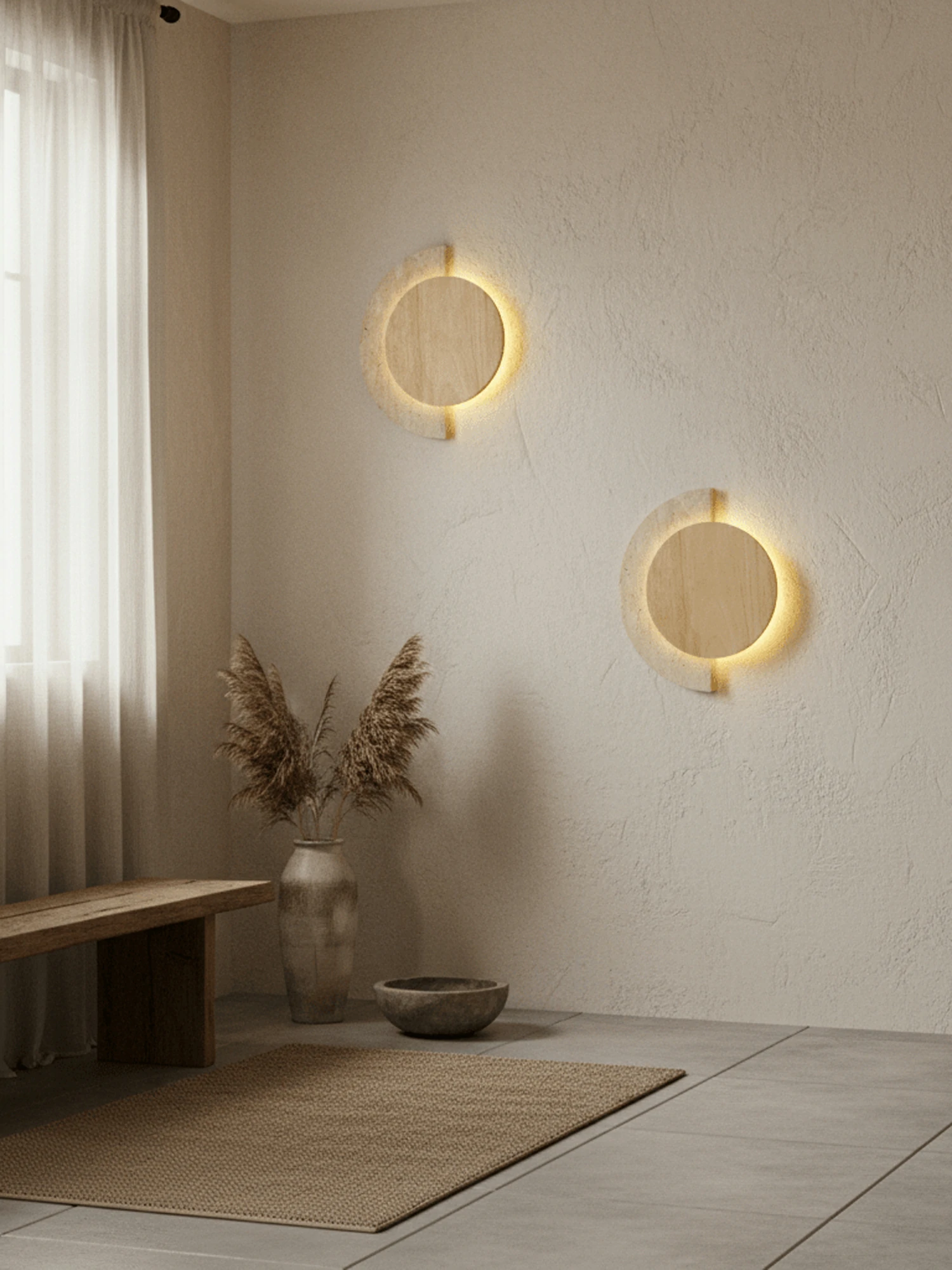 Crescent Halo Wall Sconce - Image 2
