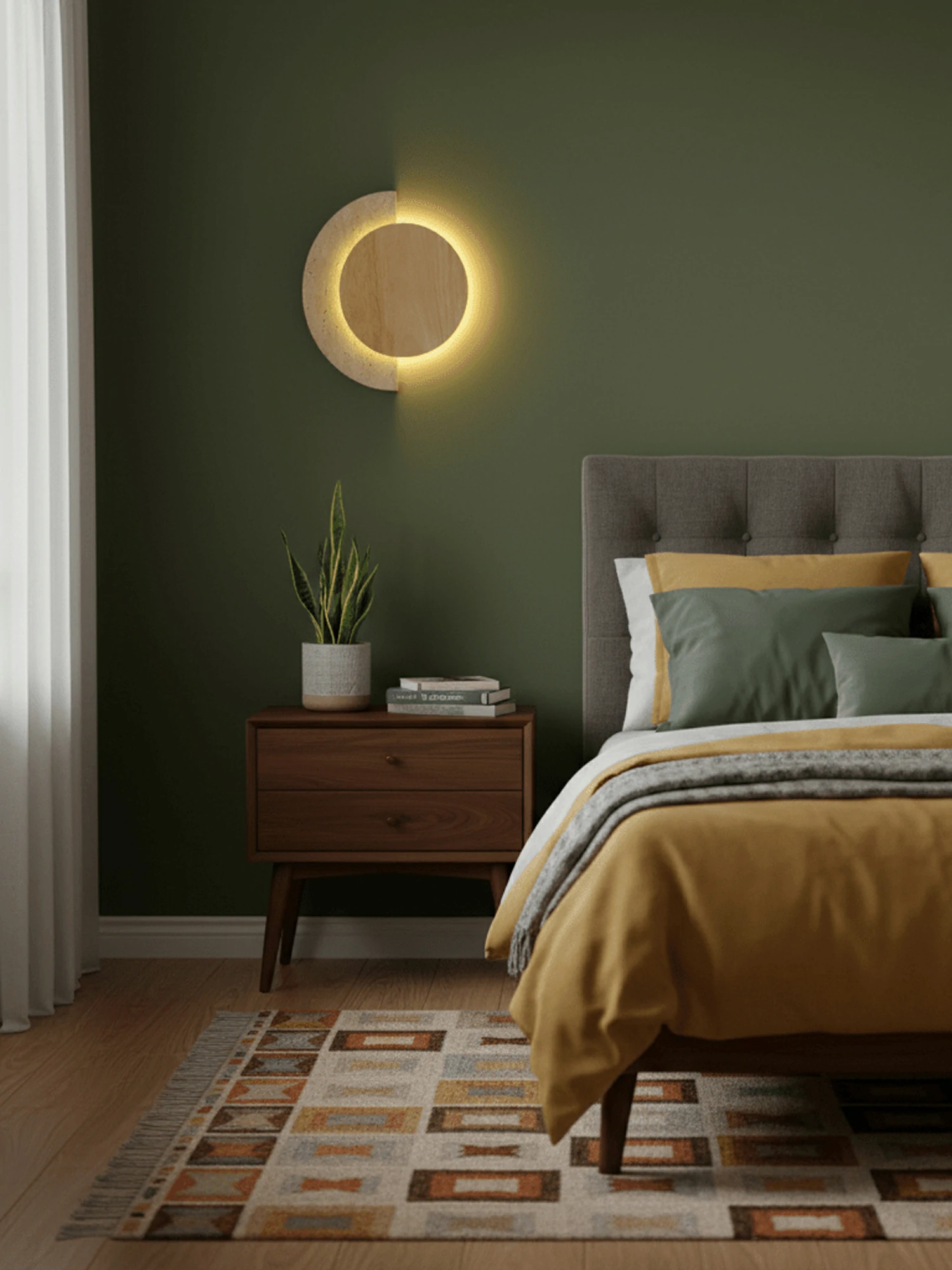 Crescent Halo Wall Sconce - Image 3