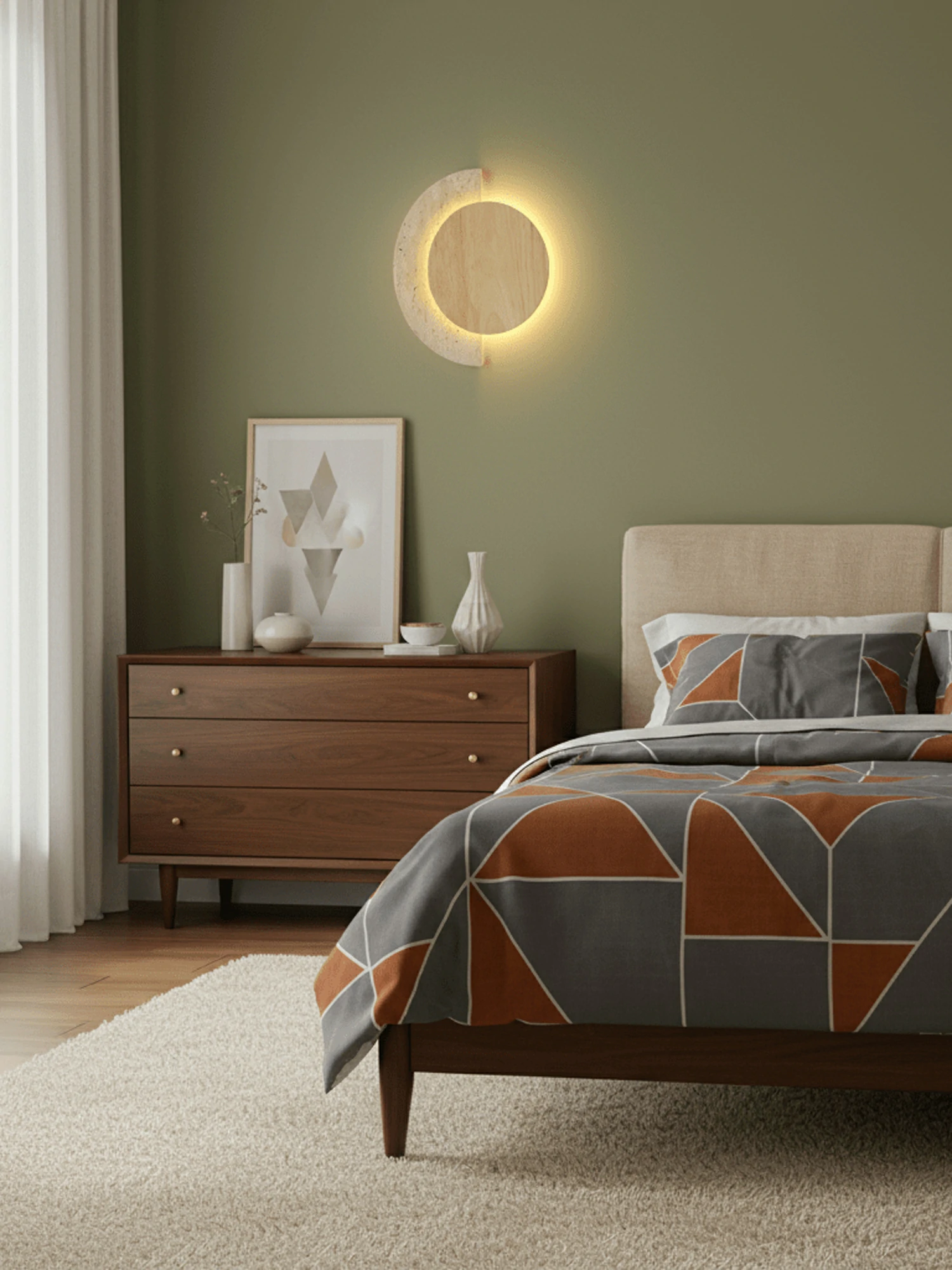 Crescent Halo Wall Sconce - Image 5