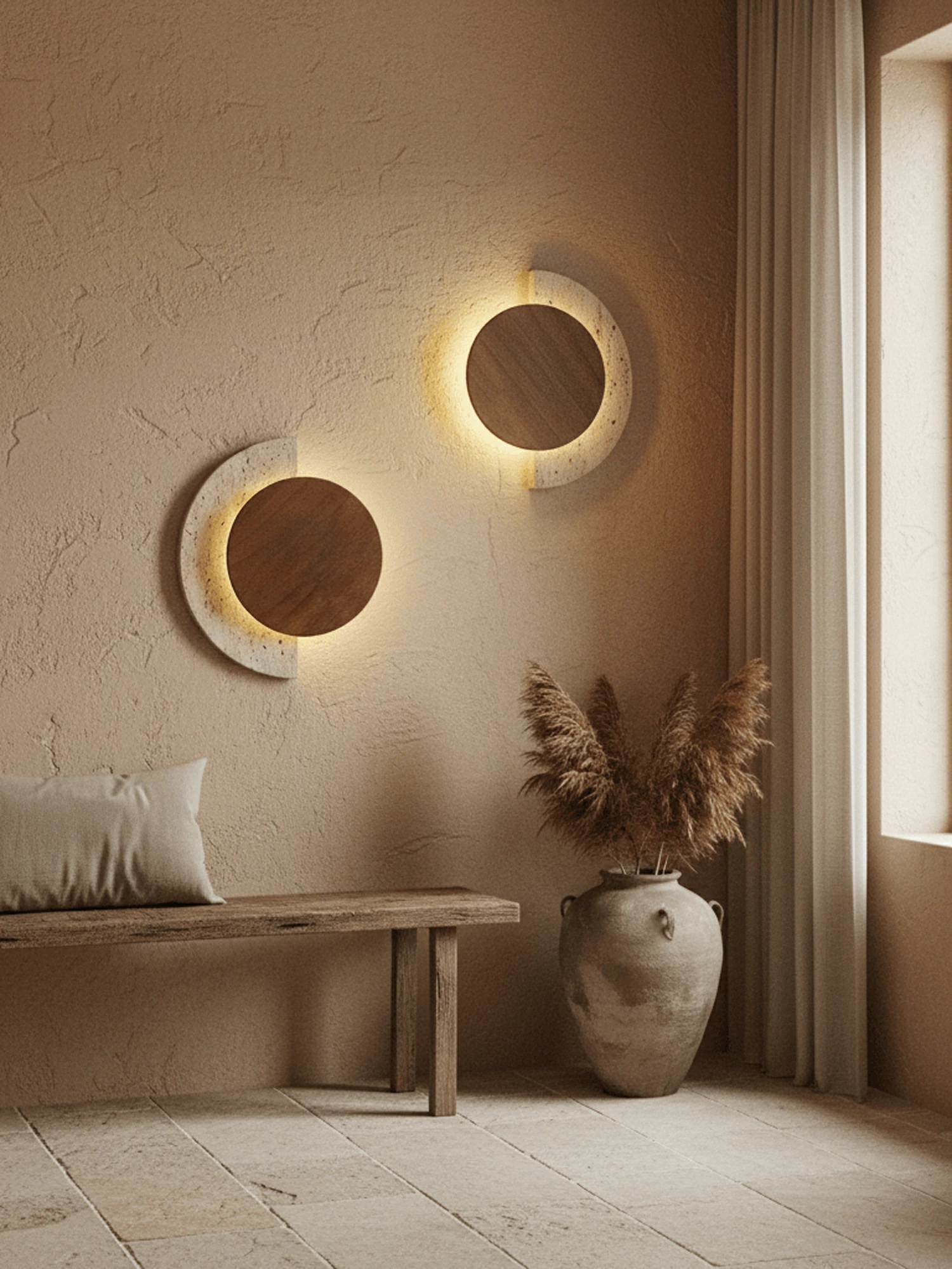 Crescent Halo Wall Sconce - Image 6