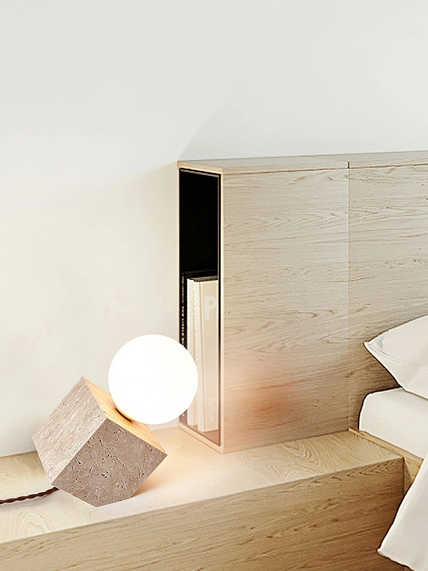 Cube Stone Table Lamp - Image 6