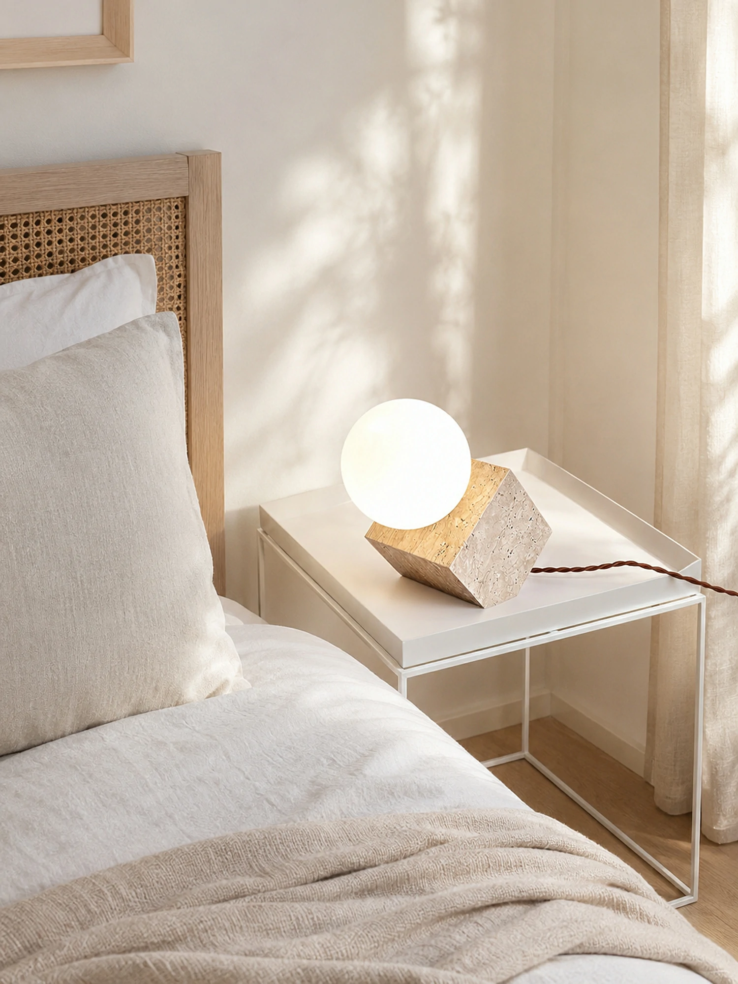 Cube Stone Table Lamp - Image 7