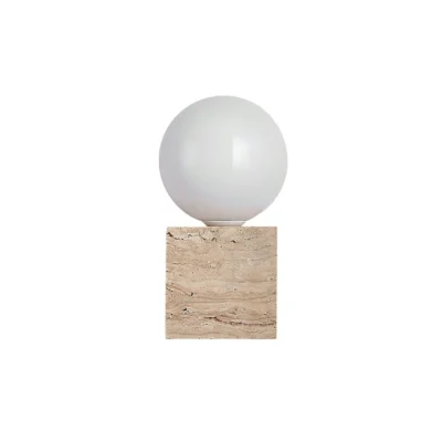 Cube Stone Wall Lamp