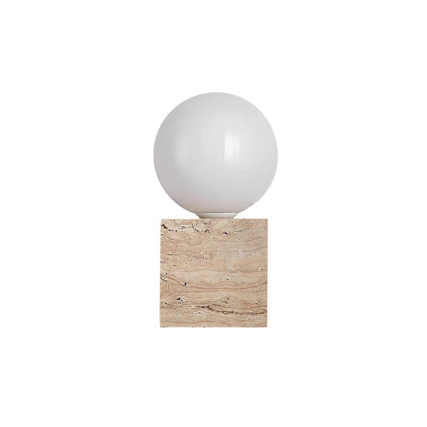 Cube Stone Wall Lamp
