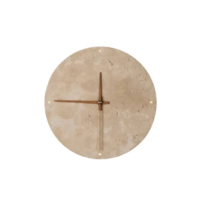 Dial Travertine Sconce