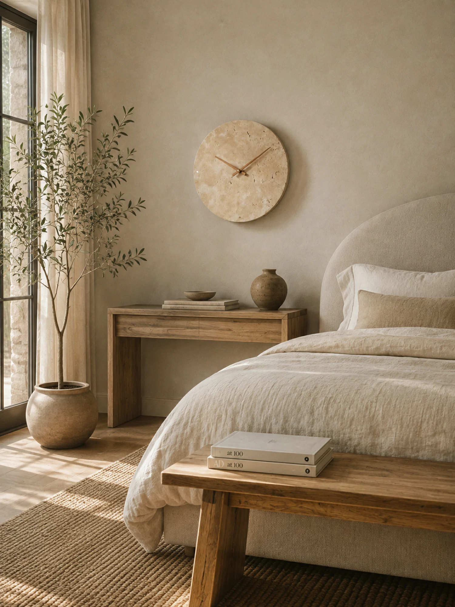 Dial Travertine Sconce - Image 9