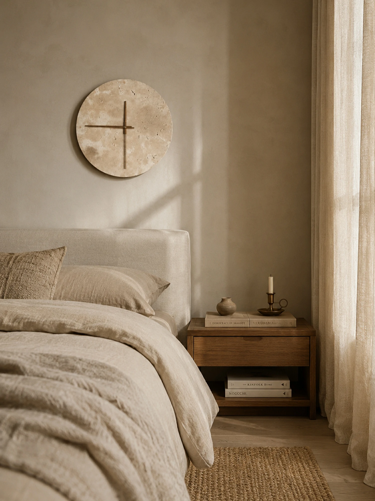 Dial Travertine Sconce - Image 2