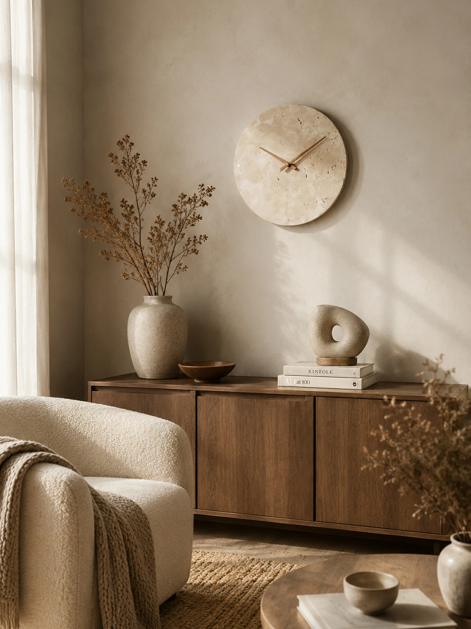 Dial Travertine Sconce - Image 3