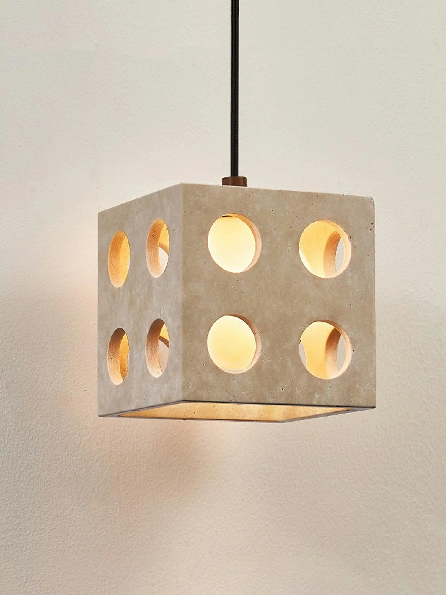 Dice Travertine Pendant Light - Image 9