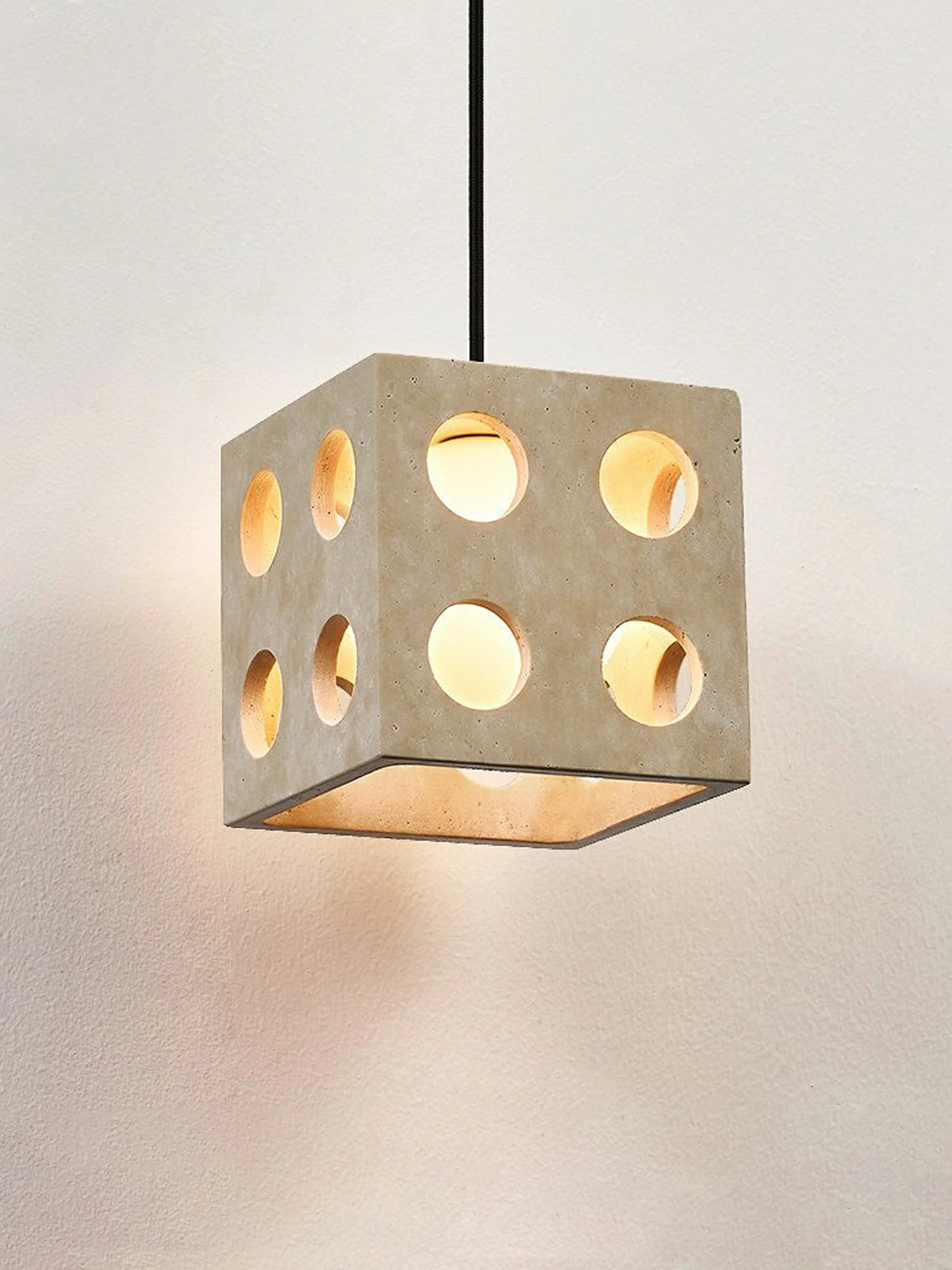 Dice Travertine Pendant Light - Image 10
