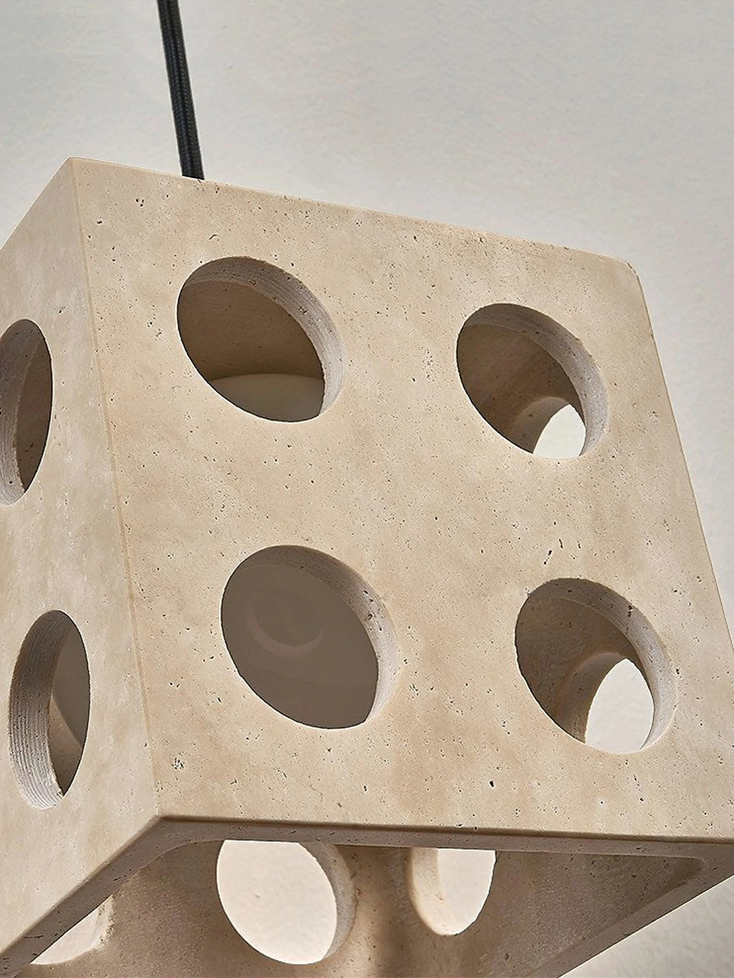 Dice Travertine Pendant Light - Image 12