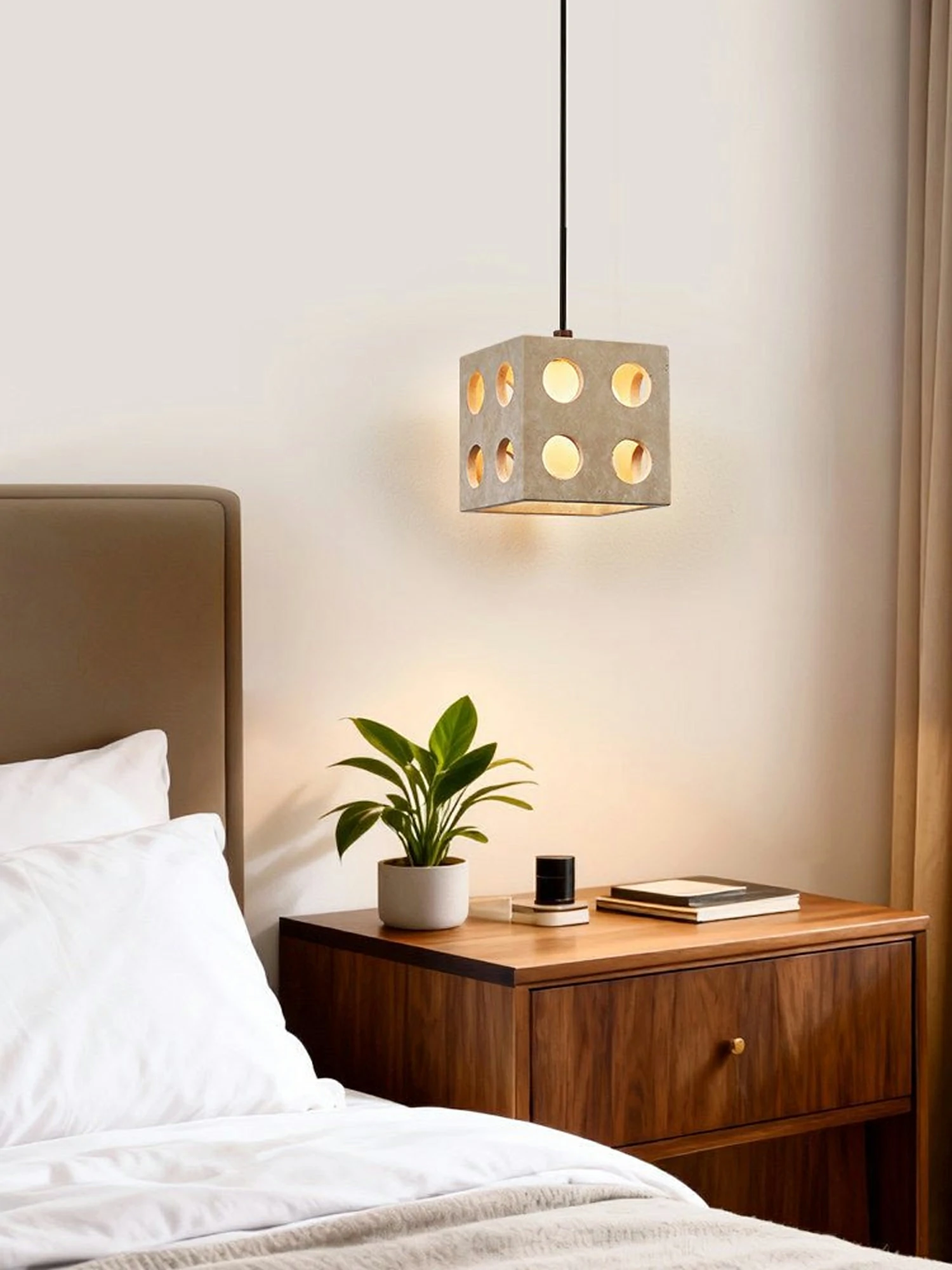 Dice Travertine Pendant Light - Image 4