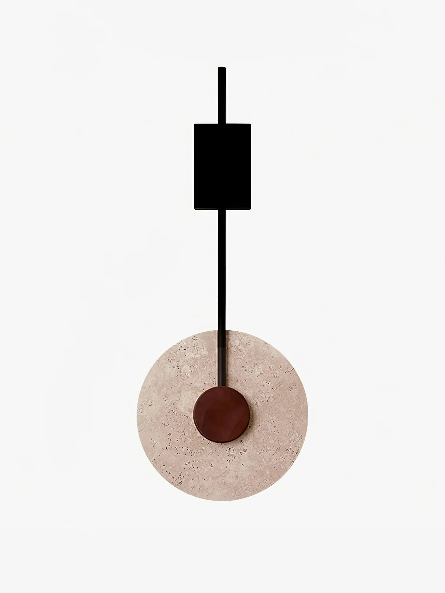 Disc Travertine Wall Lamp - Image 10