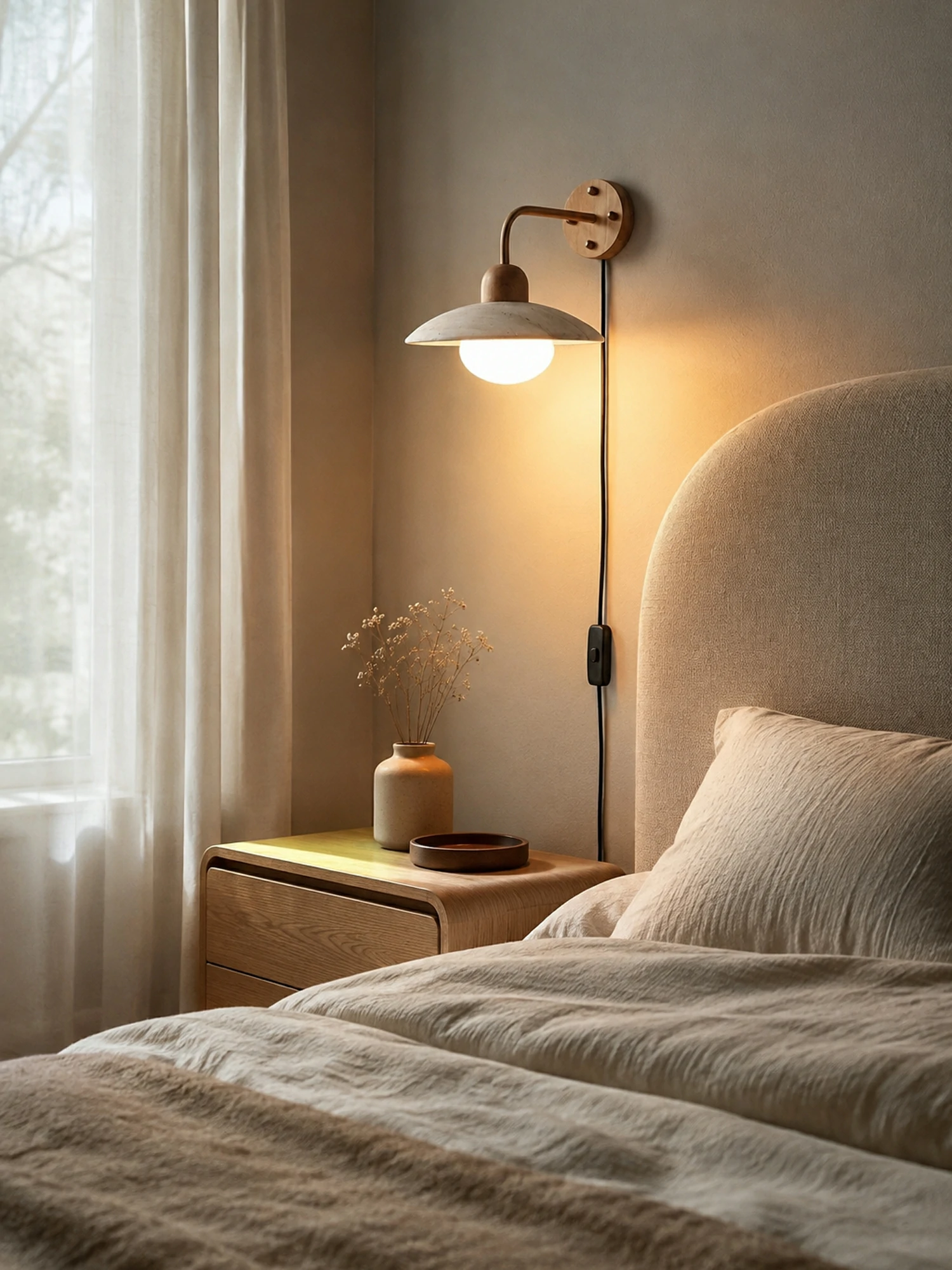Dome Arm Plug-in Wall Lamp - Image 6