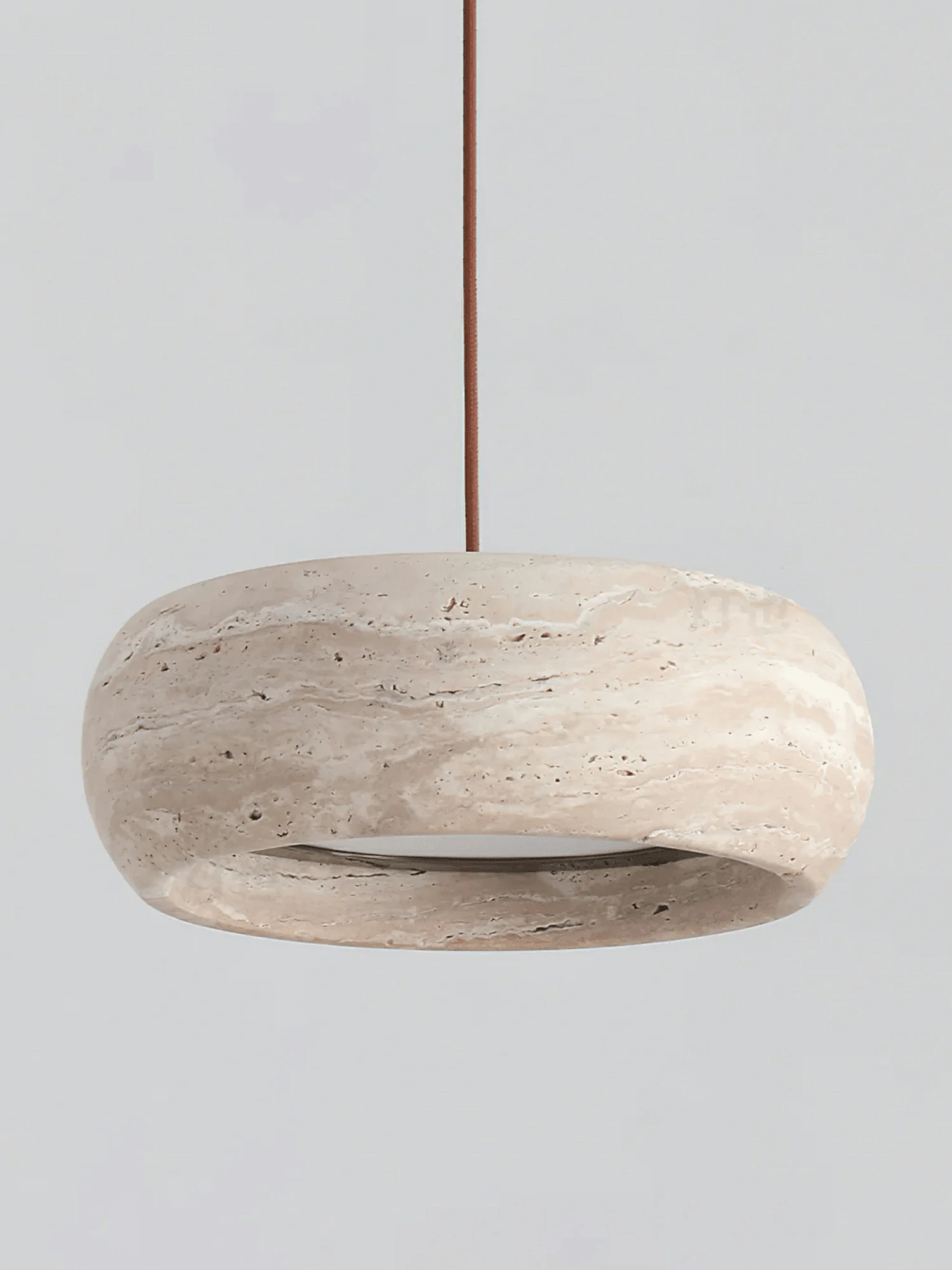 Donut Travertine Pendant Lamp - Image 9