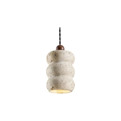 Dune Pebble Travertine Pendant Light