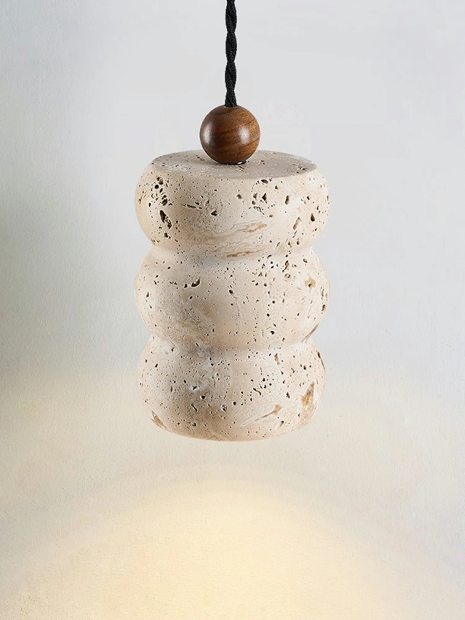 Dune Pebble Travertine Pendant Light - Image 10