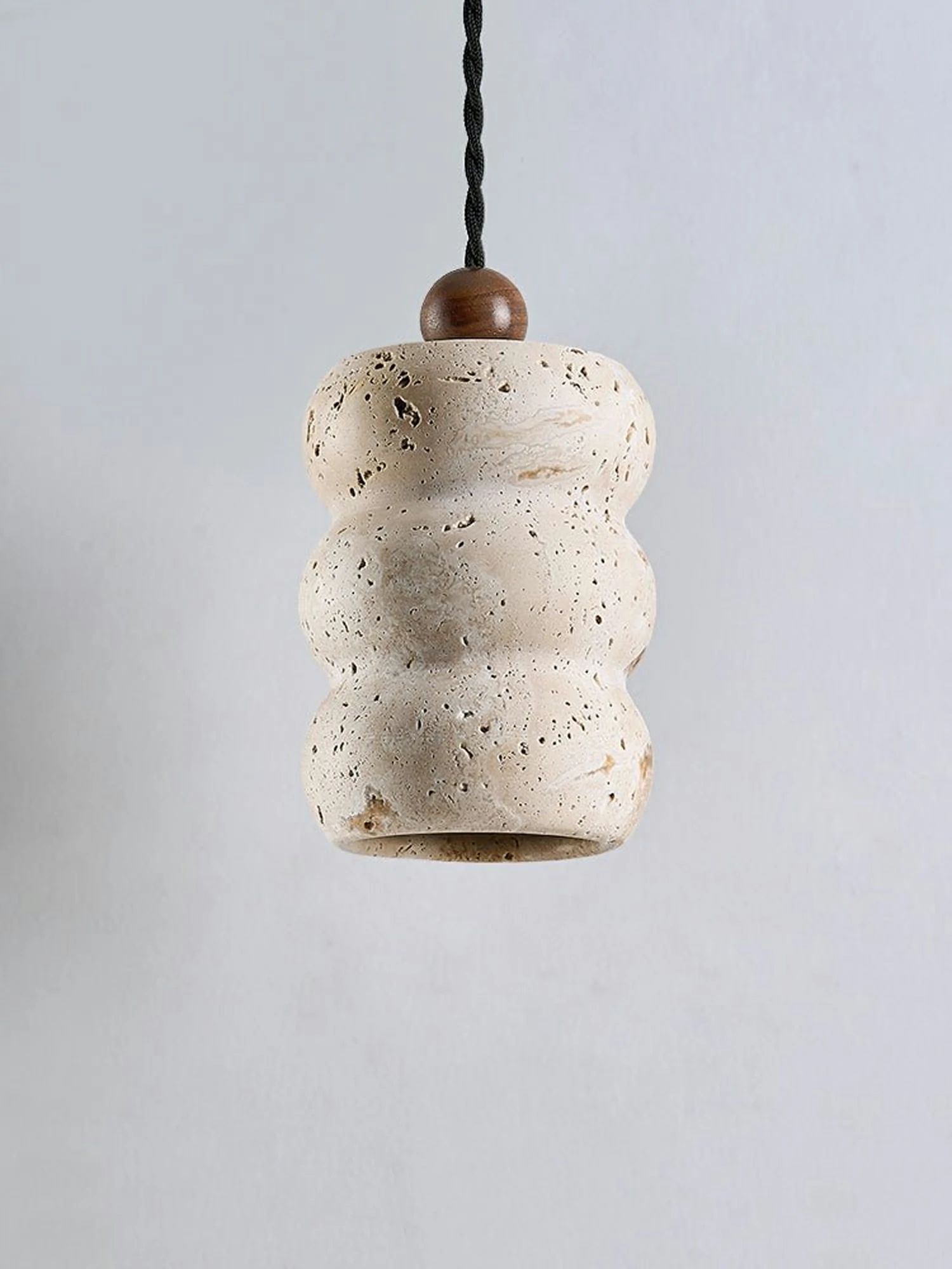 Dune Pebble Travertine Pendant Light - Image 8