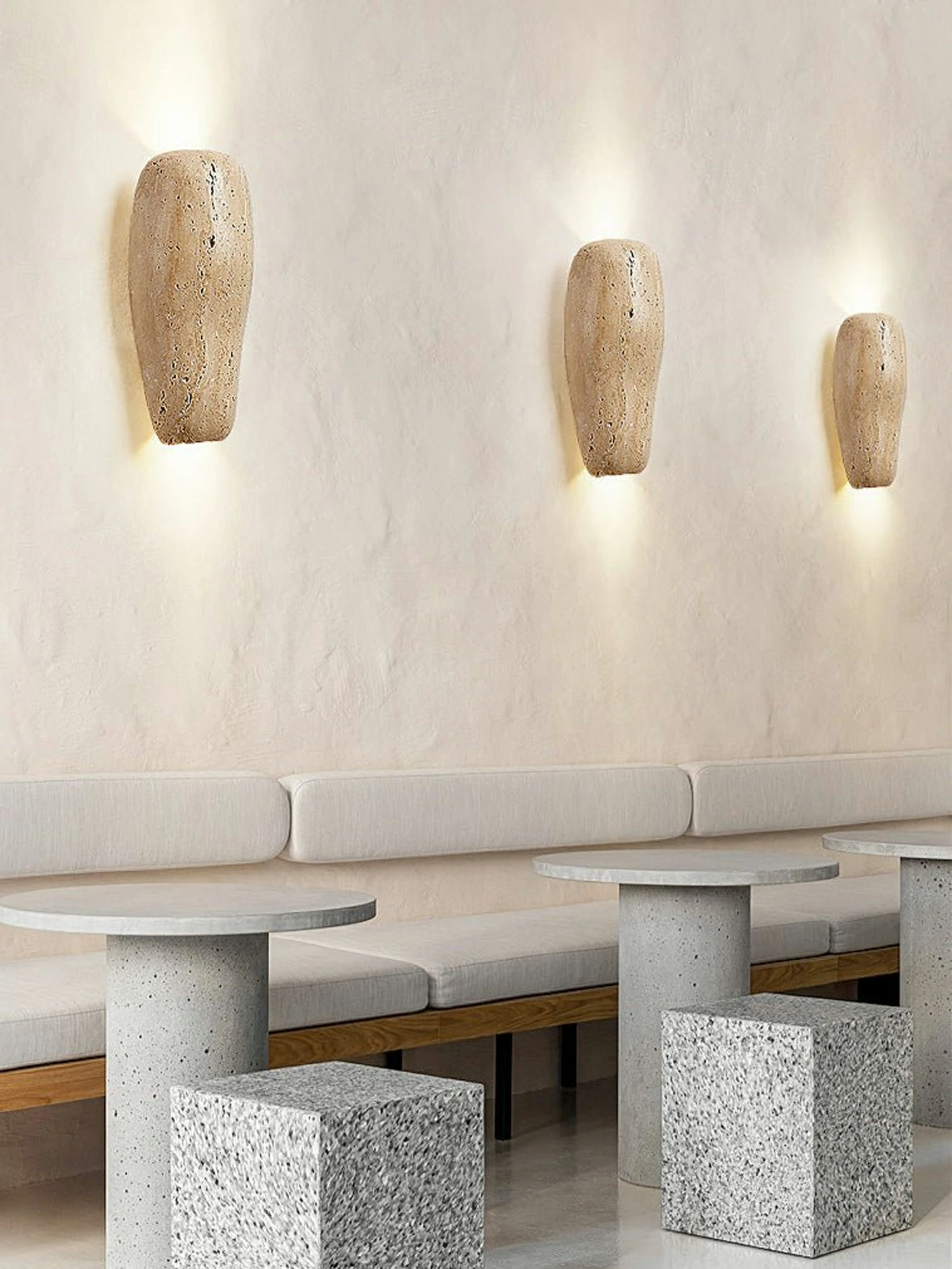 Earthy Stone Wall Sconce - Image 5