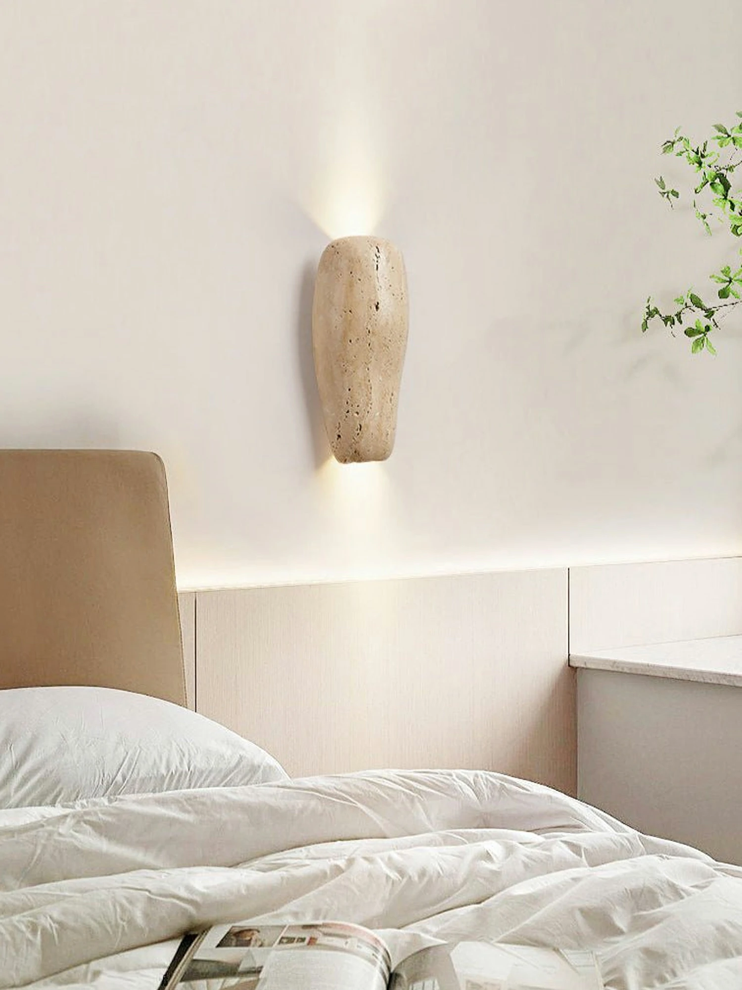 Earthy Stone Wall Sconce - Image 7