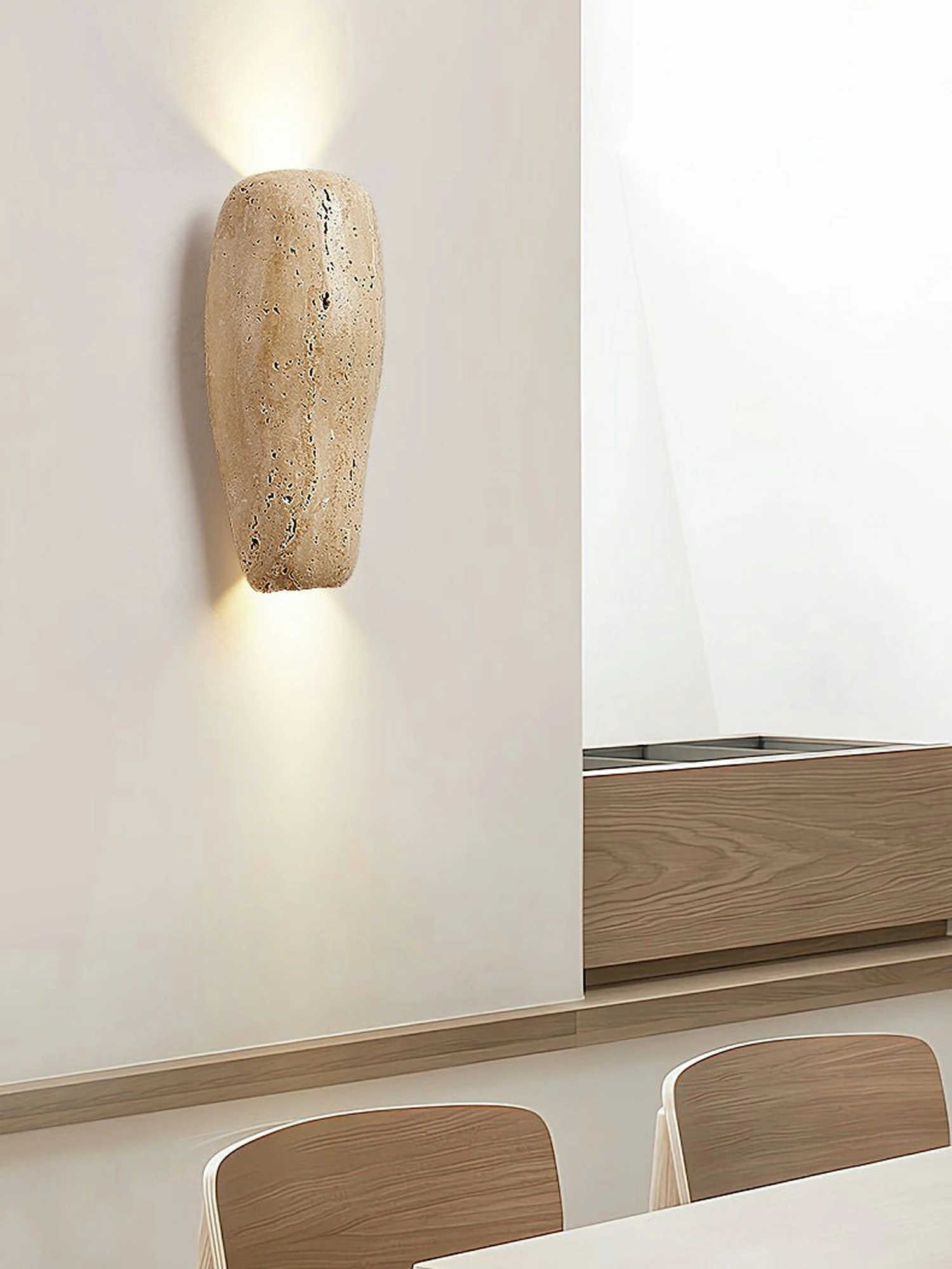 Earthy Stone Wall Sconce - Image 4