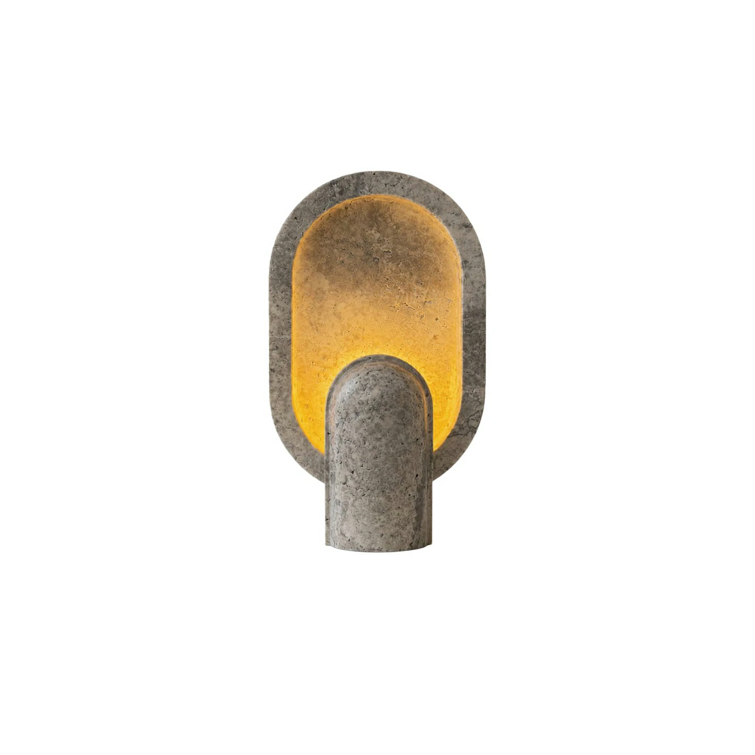 Eclipse Travertine Table Lamp