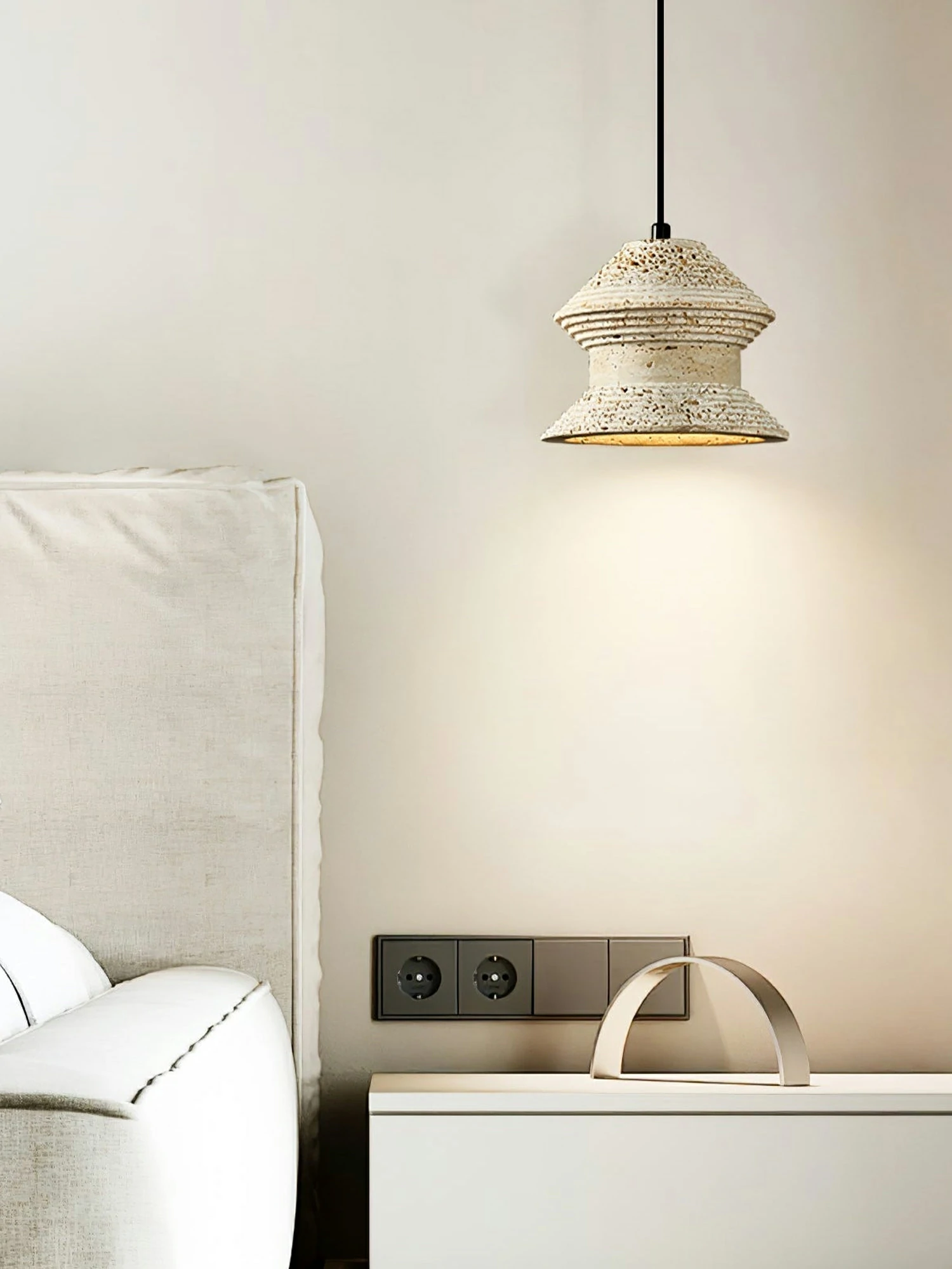Eira Travertine Pendant Light - Image 5