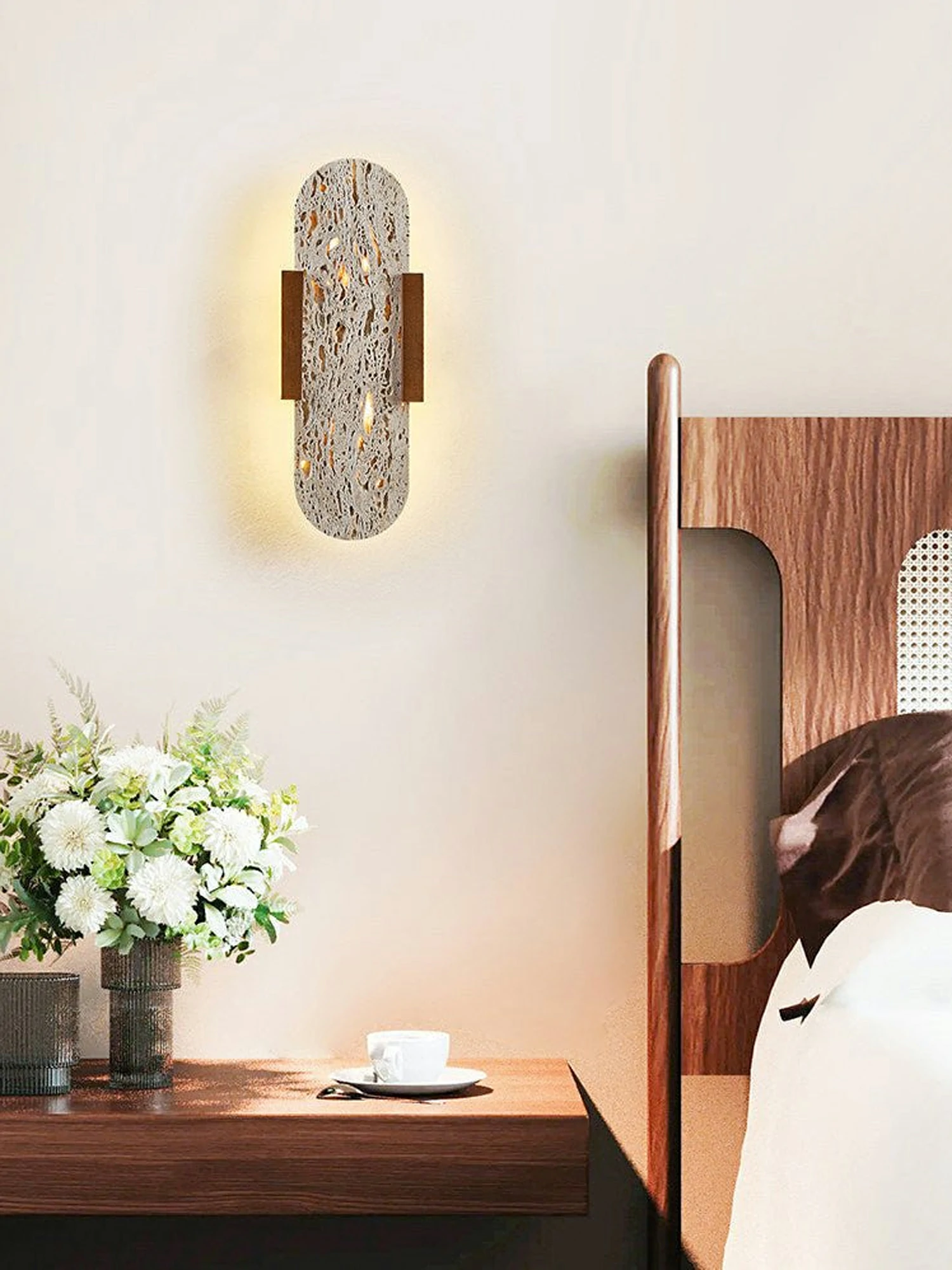 Elara Travertine Wall Light - Image 2
