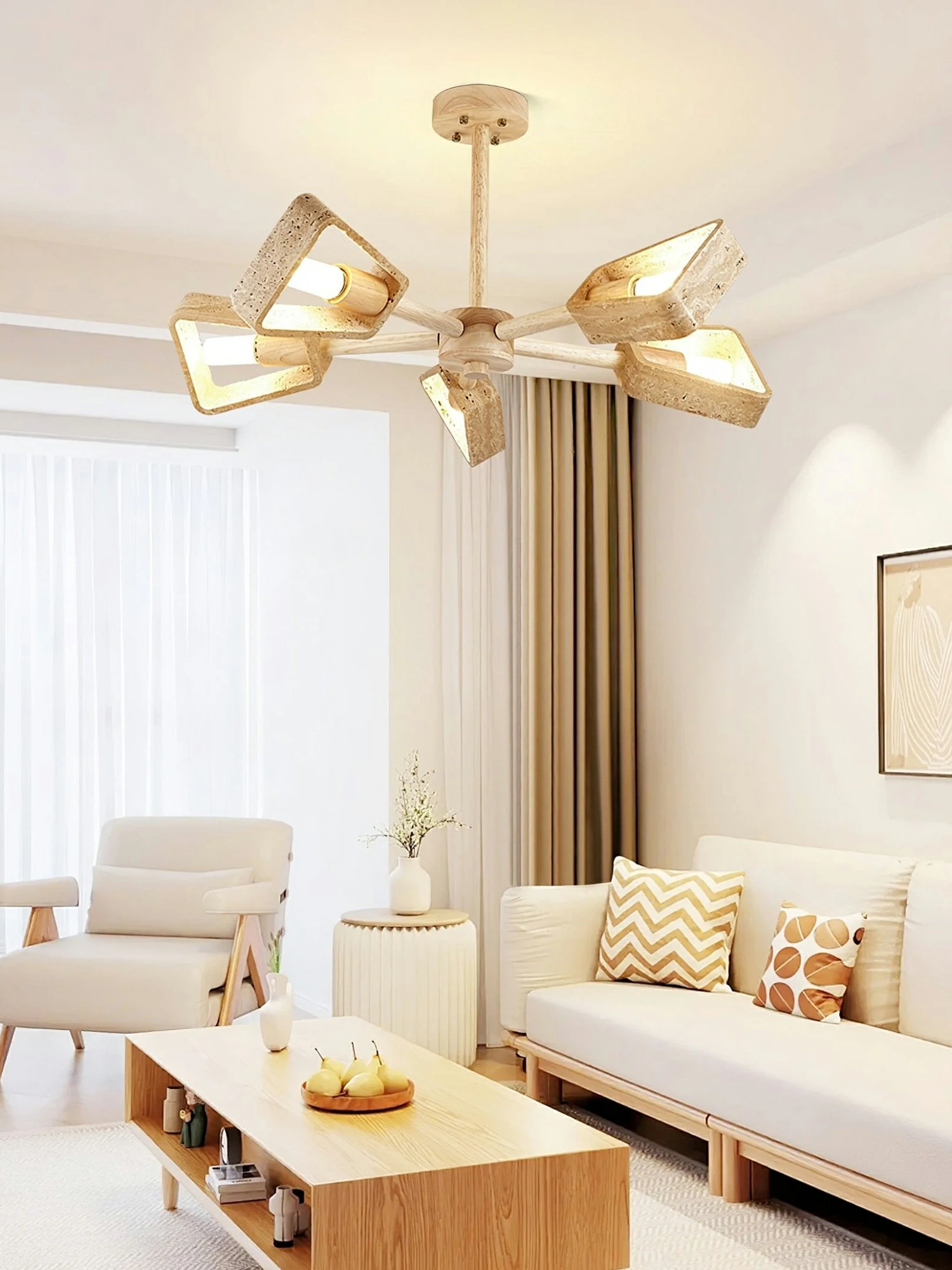 Elementa Travertone Chandelier - Image 2