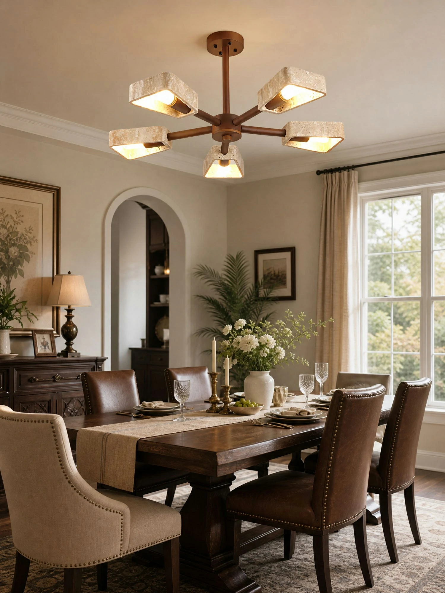Elementa Travertone Chandelier - Image 5