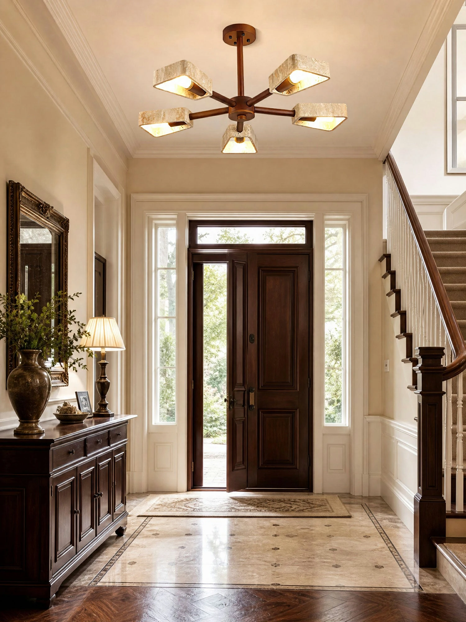 Elementa Travertone Chandelier - Image 9