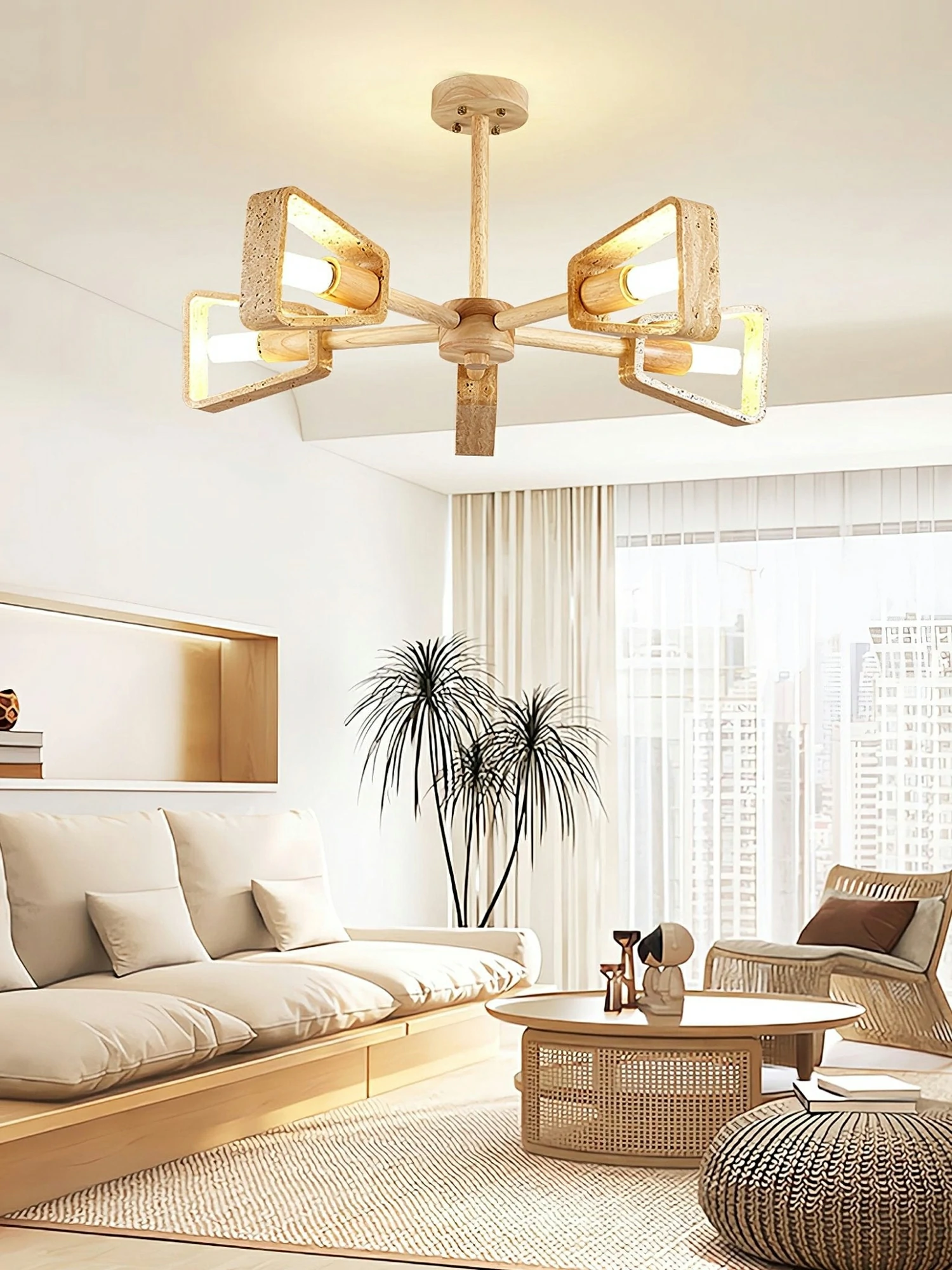 Elementa Travertone Chandelier - Image 3