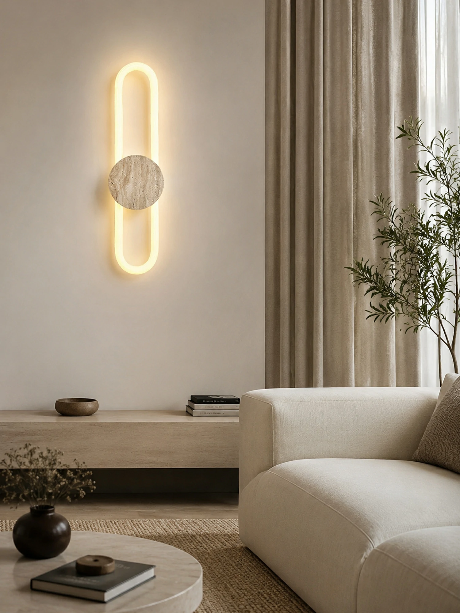 Eloen Travertine Wall Light - Image 11
