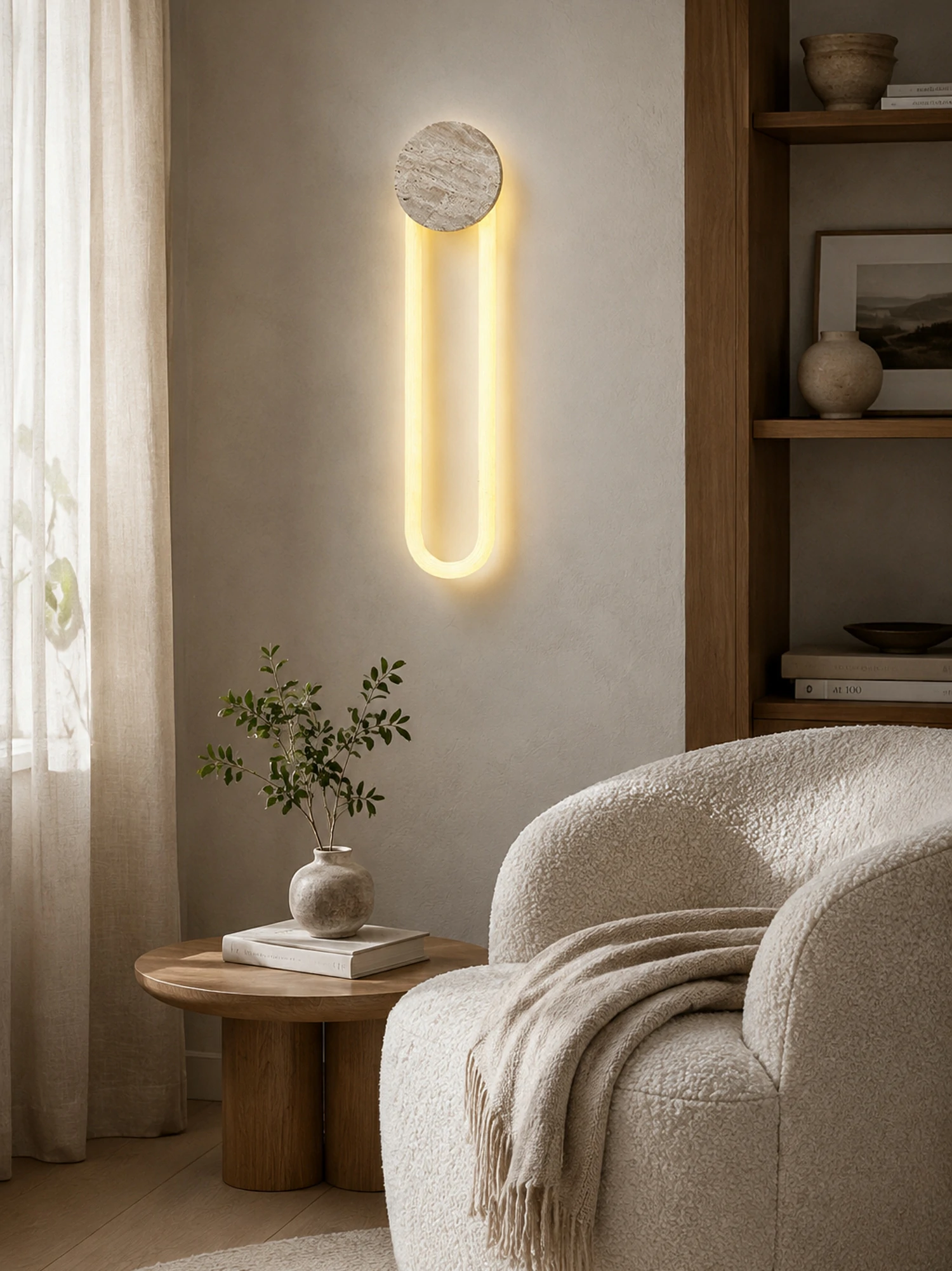 Eloen Travertine Wall Light - Image 7
