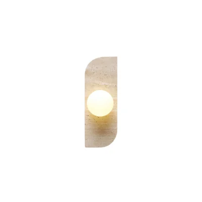 Elysian Travertine Wall Light