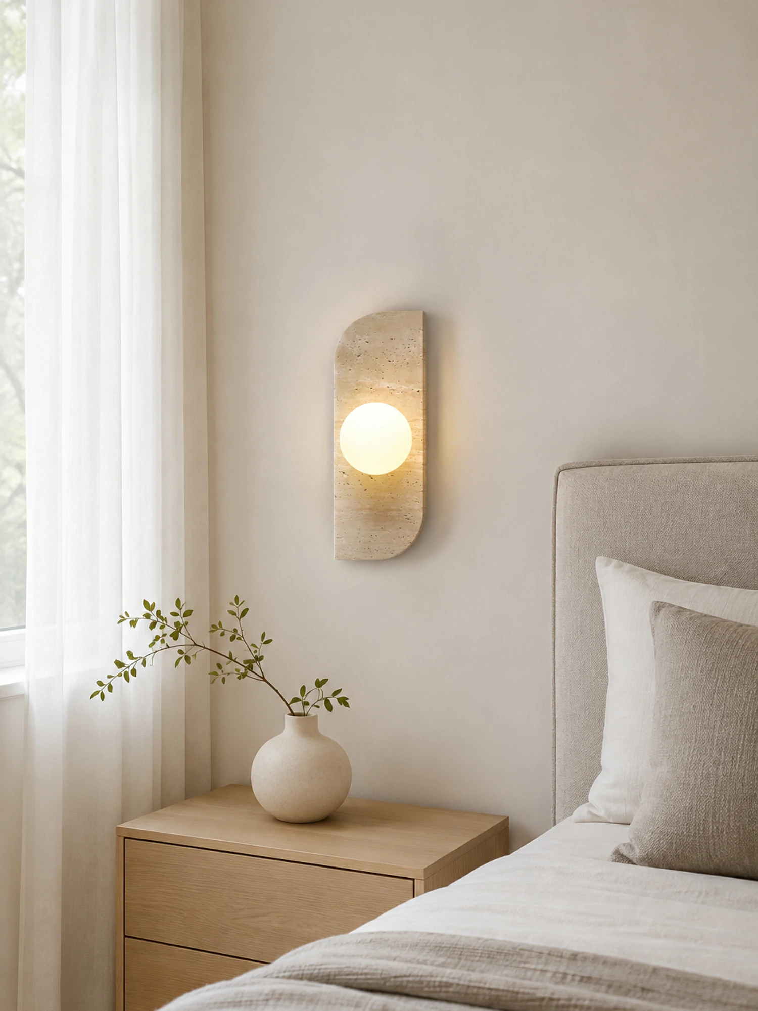 Elysian Travertine Wall Light - Image 17