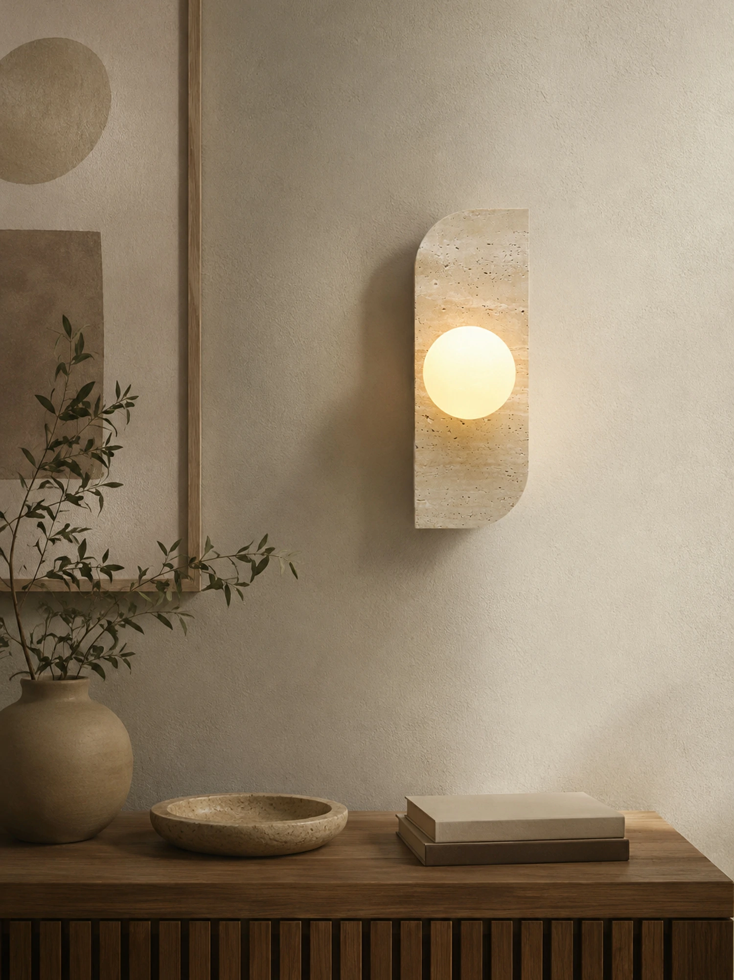 Elysian Travertine Wall Light - Image 18