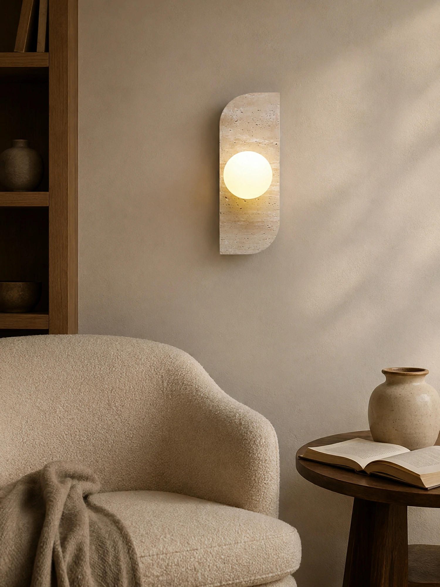 Elysian Travertine Wall Light - Image 19