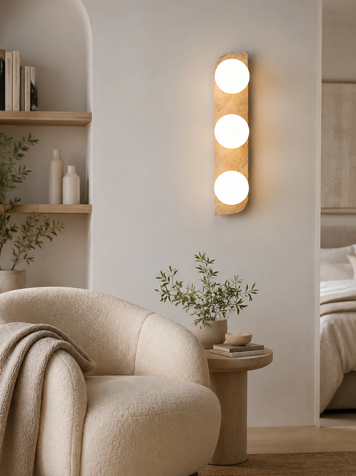 Elysian Travertine Wall Light - Image 22